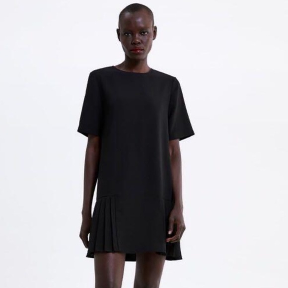 Zara Dresses & Skirts - NWT Zara black pleated mini dress